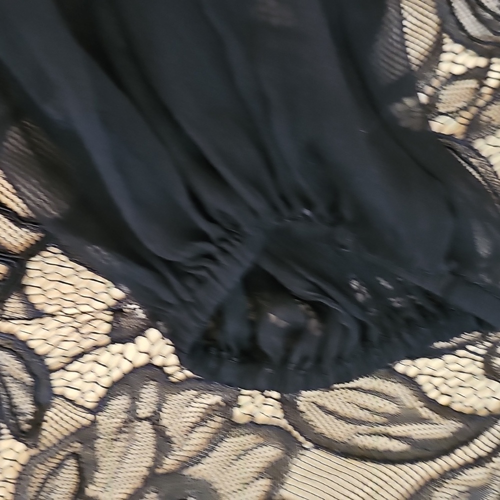 Tadashi Shoji Sheer Sleeve Lace Cocktail Dress - Picture 15 of 15